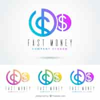 Free vector money logos collection for companies