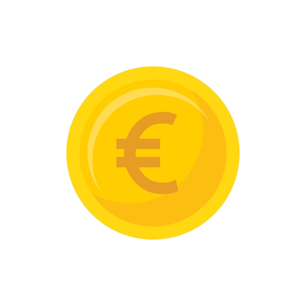 1 euro coin Stock Vector