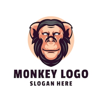 원숭이 로고 디자인