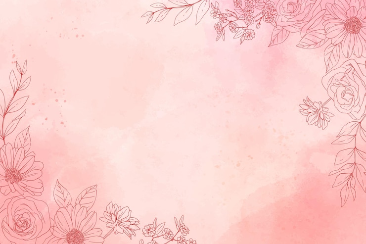 Free Vector monochromatic hand painted background with drawn nature elements