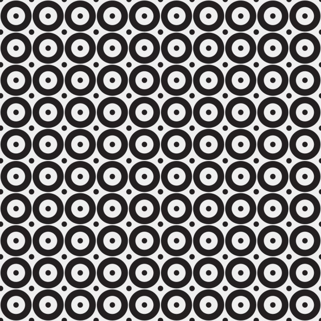 Free vector monochromatic pattern in op art style