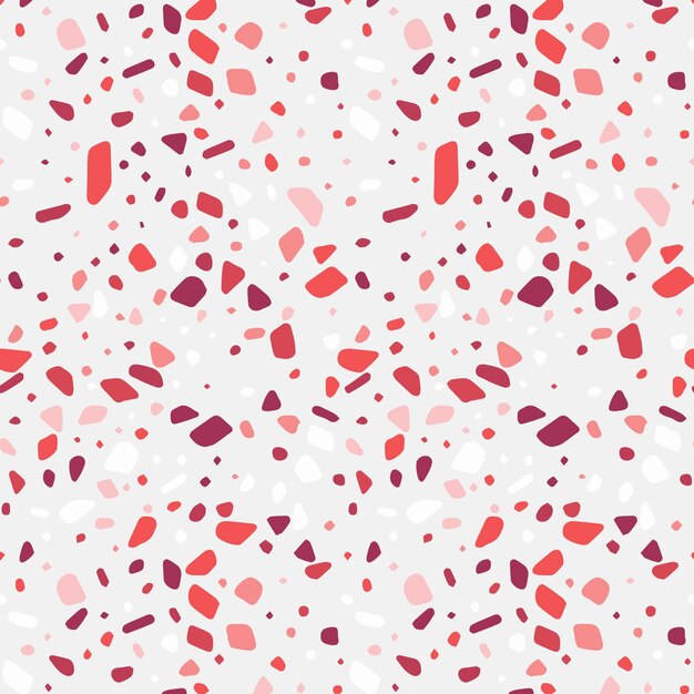 Monochromatic terrazzo pattern design