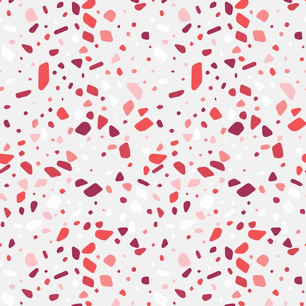 Monochromatic terrazzo pattern design