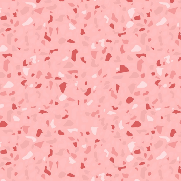 Monochromatic terrazzo pattern design