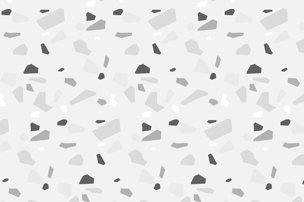 Monochromatic terrazzo pattern