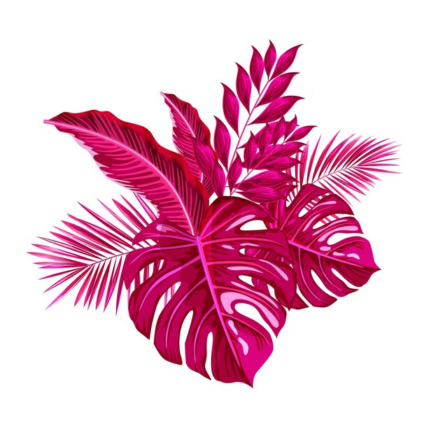 Monochromatic tropical leaves