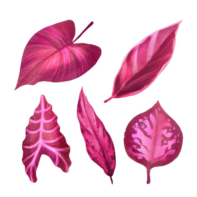 Monochromatic tropical leaves