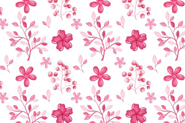 Monochromatic watercolor floral background