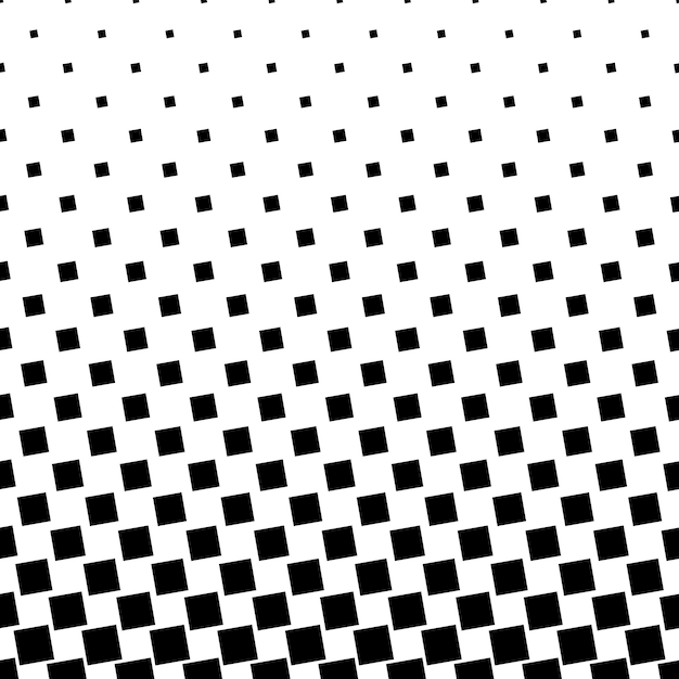 Бесплатное векторное изображение Монохромный абстрактный квадратный узор фона - черно-белый геометрический графический дизайн из угловых квадратов