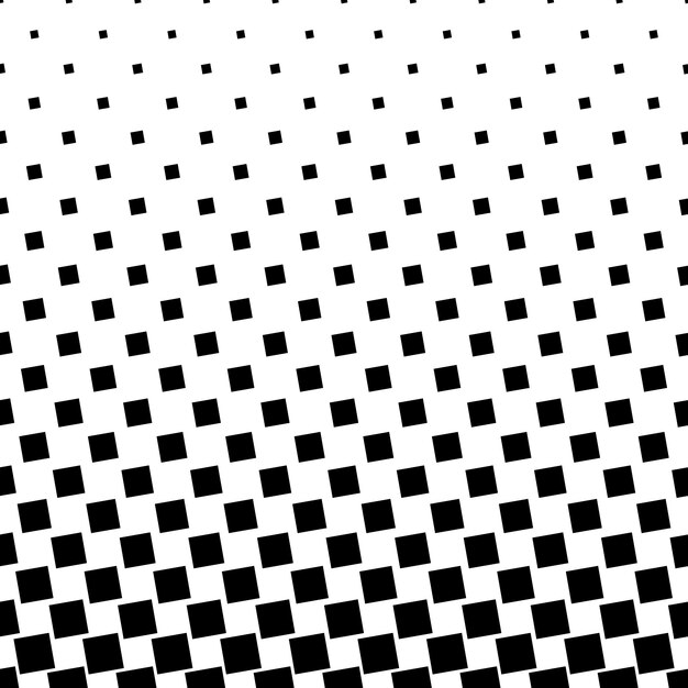 Monochrome abstract square pattern background - black and white geometrical graphic design from angular squares