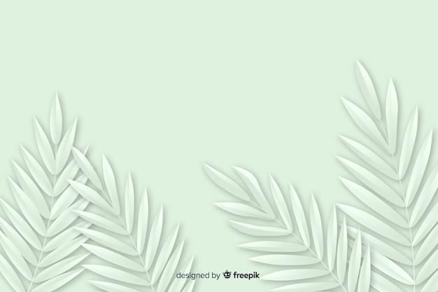 Monochrome background with plant