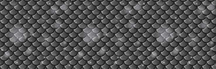 Free Vector monochrome fish scale pattern background