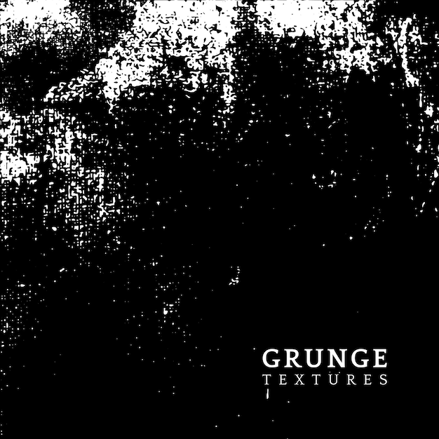 Free vector monochrome grunge distressed texture vector