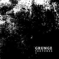 Free vector monochrome grunge distressed texture vector