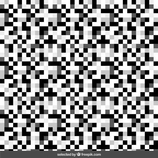 Free vector monochrome pixel background