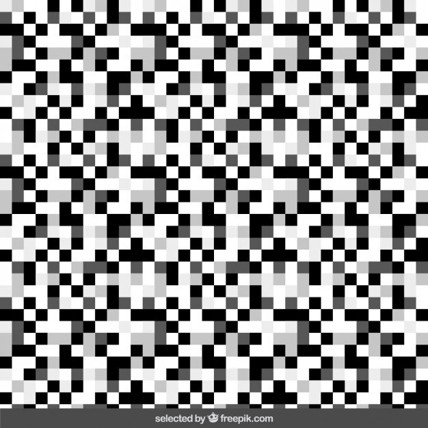 Monochrome pixel background