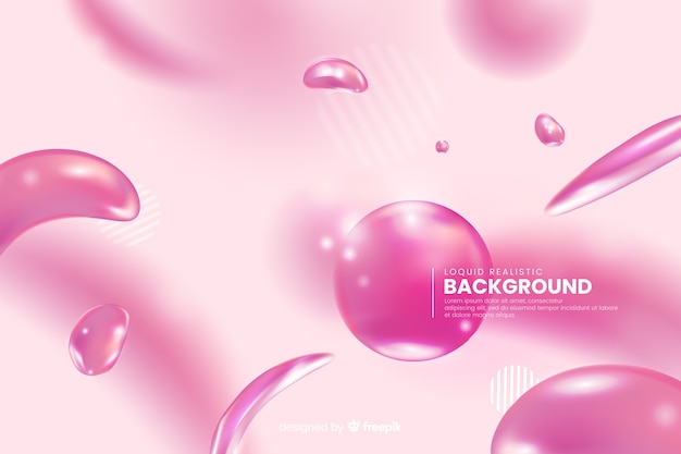 Free vector monochrome realistic liquid effect background