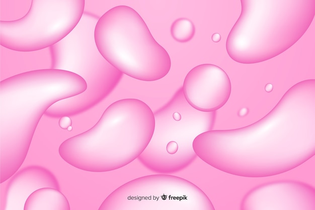 Free vector monochrome realistic liquid effect background