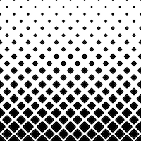 Free vector monochrome square pattern background - geometric vector illustration