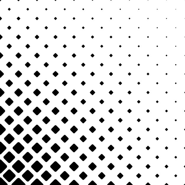 Monochrome square pattern background - geometric vector illustration