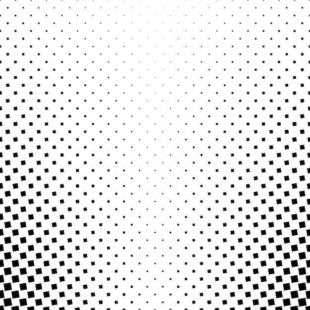 モノクロの正方形のパターンの背景