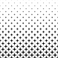 Monochrome star pattern - abstract vector background from geometric shapes