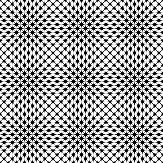 흑백 스타 패턴-벡터 배경 디자인