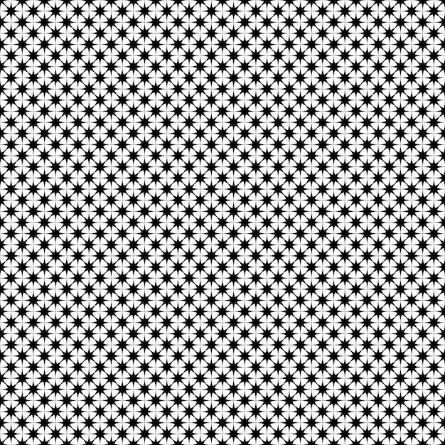 Monochrome star pattern - vector background design