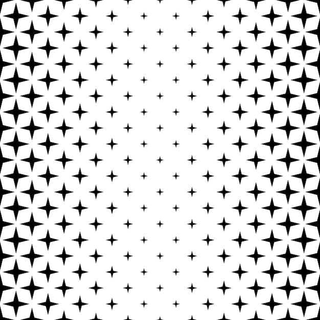 monochrome star pattern - vector background