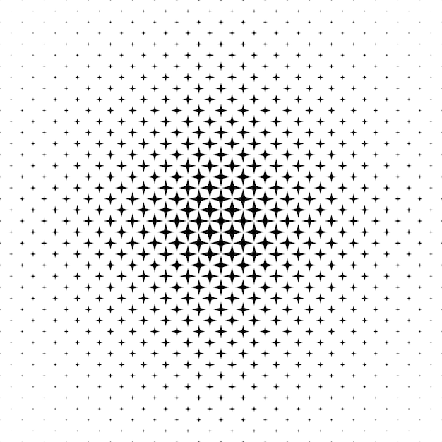 흑백 스타 패턴-벡터 배경