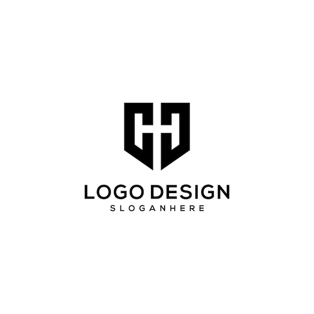 monogram letter c logo design