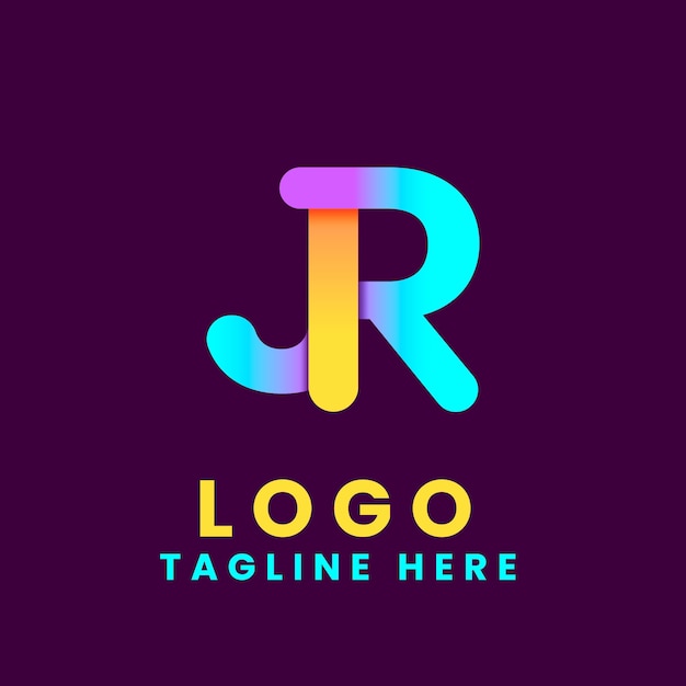 Monogram logo design template