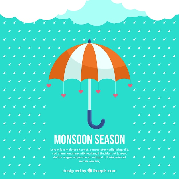 Monsoon season background