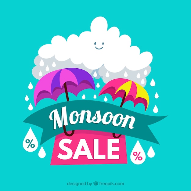 Monsoon season sale background