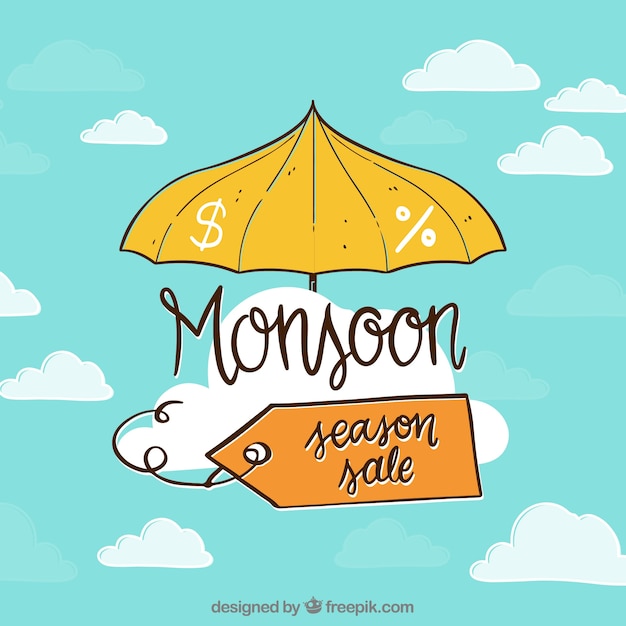 Monsoon season sale background