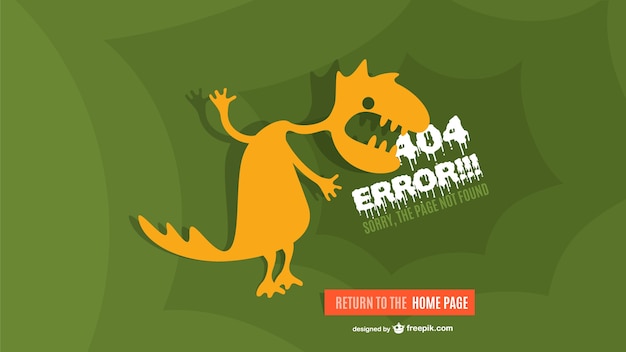 Monster background of 404 error