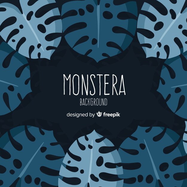 Monstera background