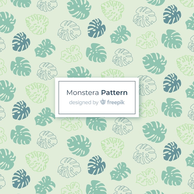 Monstera pattern