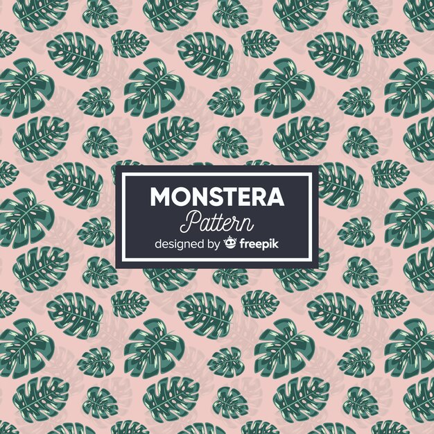 Monstera pattern