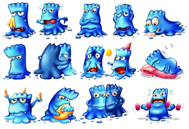 Withered blue monster rainbow friends vector illustration digital art  20714724 Vector Art at Vecteezy