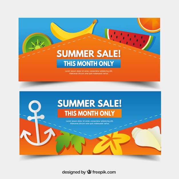 Monthly summer sale offer