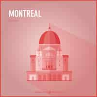 Free vector montreal landmark