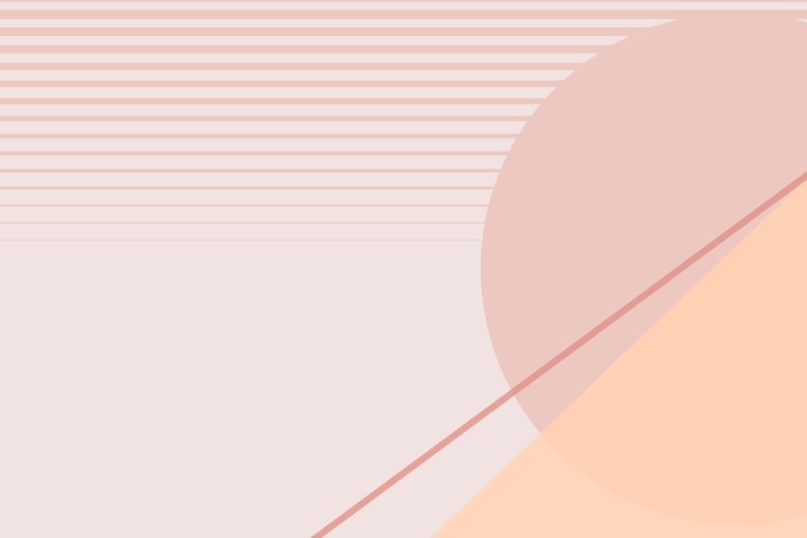 Free Vector moon geometric scenery background vector in pastel pink and orange