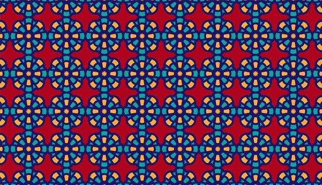 Morocco Disintegration Template Islamic Mosaic Design Abstract Background