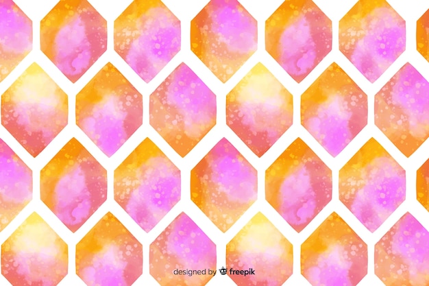 Mosaic watercolor background