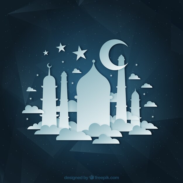 Free Mosque And Crescent Moon Svg Dxf Eps Png Vector Svg File Free Download