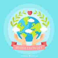 Free vector mother earth day background