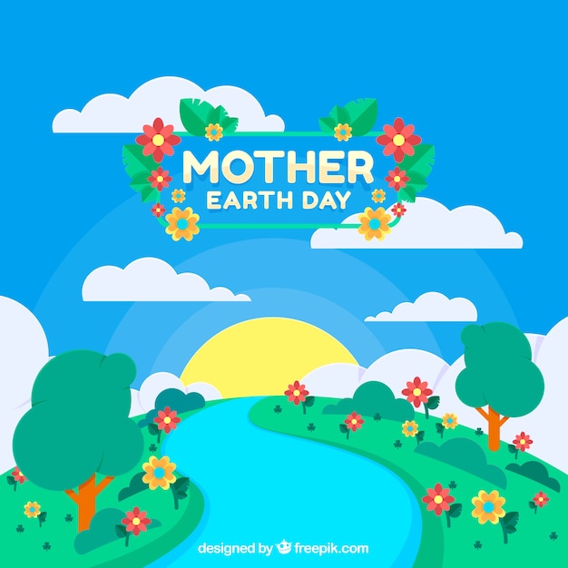 Mother earth day background