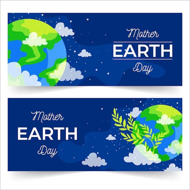 地球と自然と母地球の日バナー