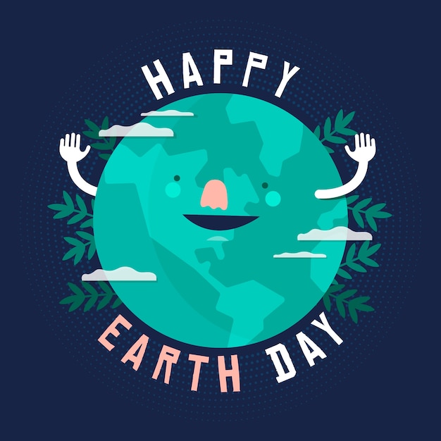 Free vector mother earth day in flat design